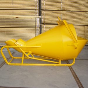 Betonkubel liggend zijlossing